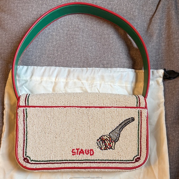 STAUD Tomato Beaded Shoulder Bag - Picture 6 of 17